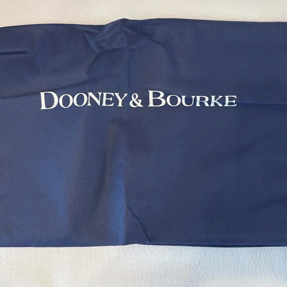Dooney & Bourke Brown Croc-Embossed Leather Satchel